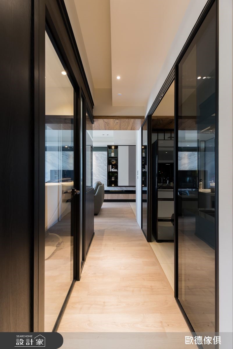 30坪新成屋(5年以下)＿現代風走廊案例圖片＿台灣歐德傢俱股份有限公司＿歐德_70之10