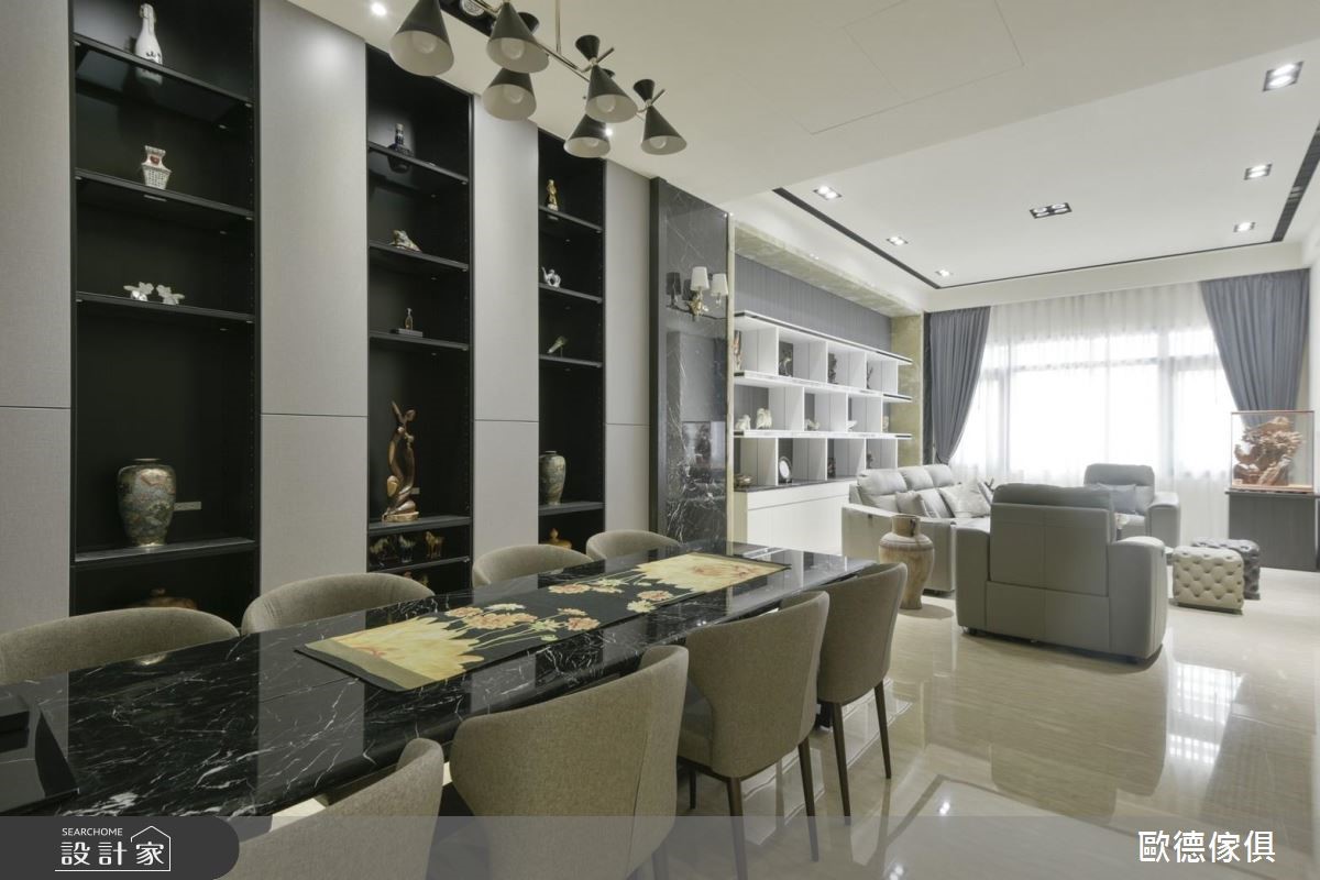 100坪新成屋(5年以下)＿現代風餐廳案例圖片＿台灣歐德傢俱股份有限公司＿歐德_74之5