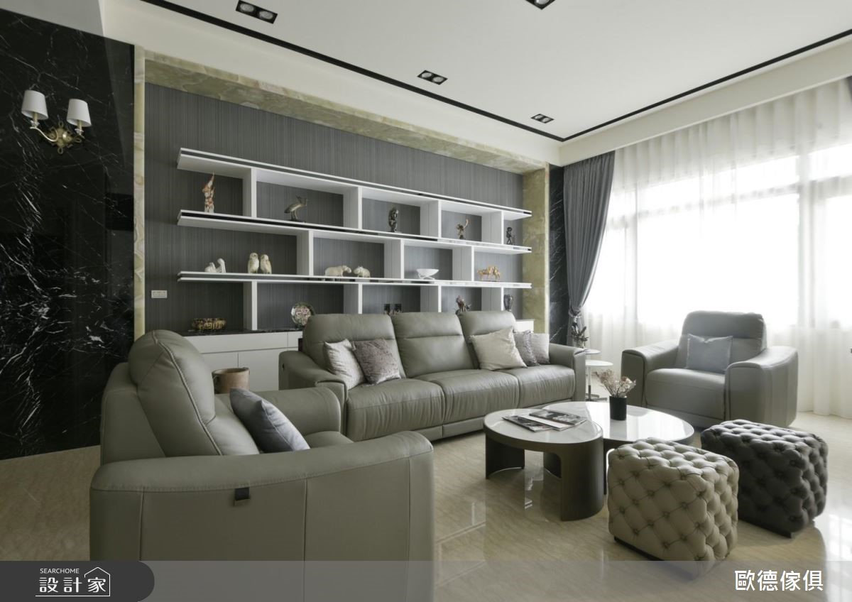 100坪新成屋(5年以下)＿現代風客廳案例圖片＿台灣歐德傢俱股份有限公司＿歐德_74之3