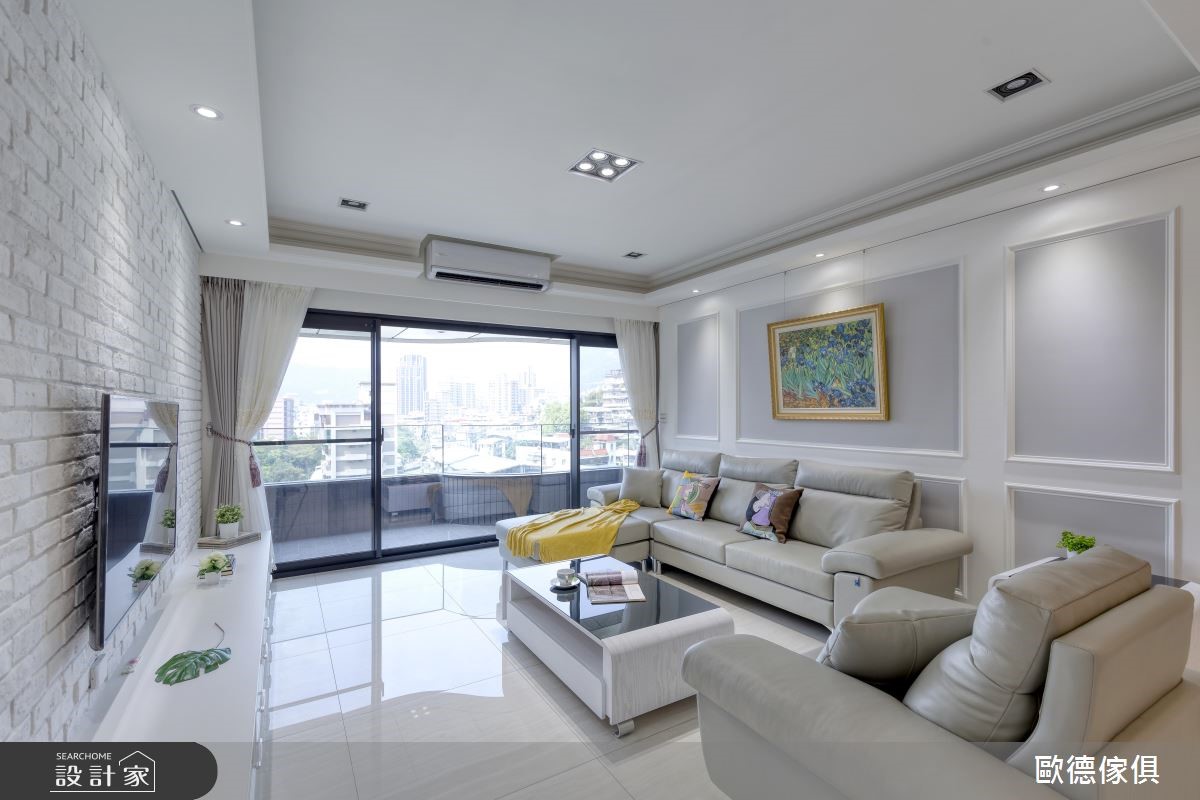 68坪新成屋(5年以下)＿新古典客廳案例圖片＿台灣歐德傢俱股份有限公司＿歐德_75之5