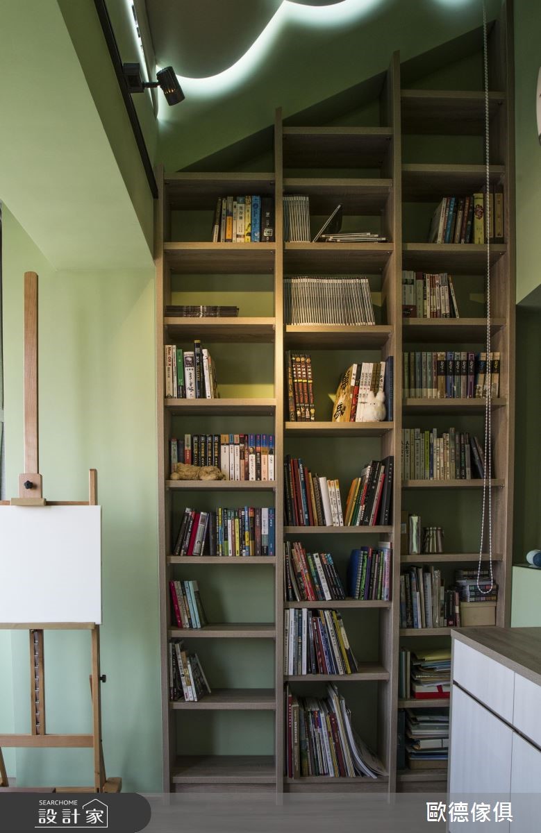 51坪新成屋(5年以下)＿混搭風書房案例圖片＿台灣歐德傢俱股份有限公司＿歐德_76之15