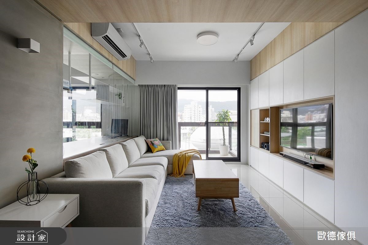 32坪新成屋(5年以下)＿北歐風客廳案例圖片＿台灣歐德傢俱股份有限公司＿歐德_77之2