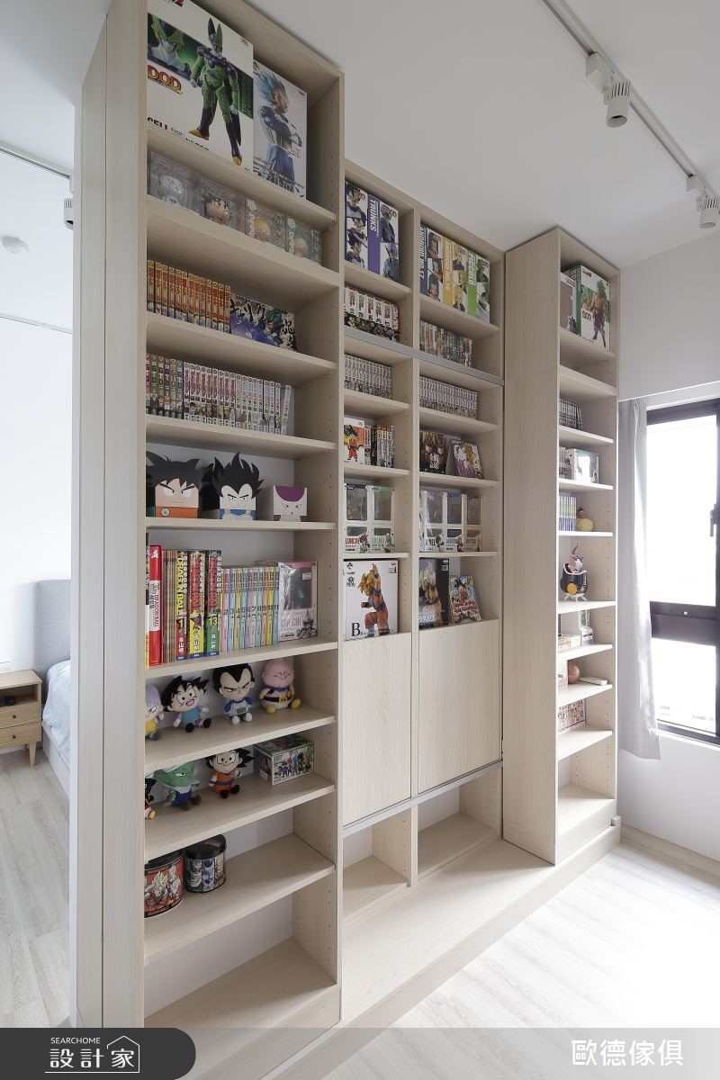 32坪新成屋(5年以下)＿北歐風書房案例圖片＿台灣歐德傢俱股份有限公司＿歐德_77之10