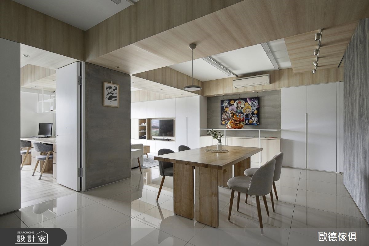32坪新成屋(5年以下)＿北歐風餐廳案例圖片＿台灣歐德傢俱股份有限公司＿歐德_77之6
