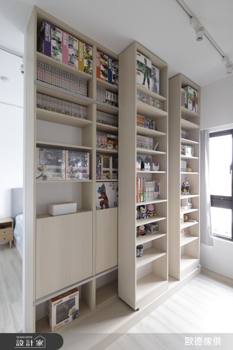 32坪新成屋(5年以下)＿北歐風書房案例圖片＿台灣歐德傢俱股份有限公司＿歐德_77之9