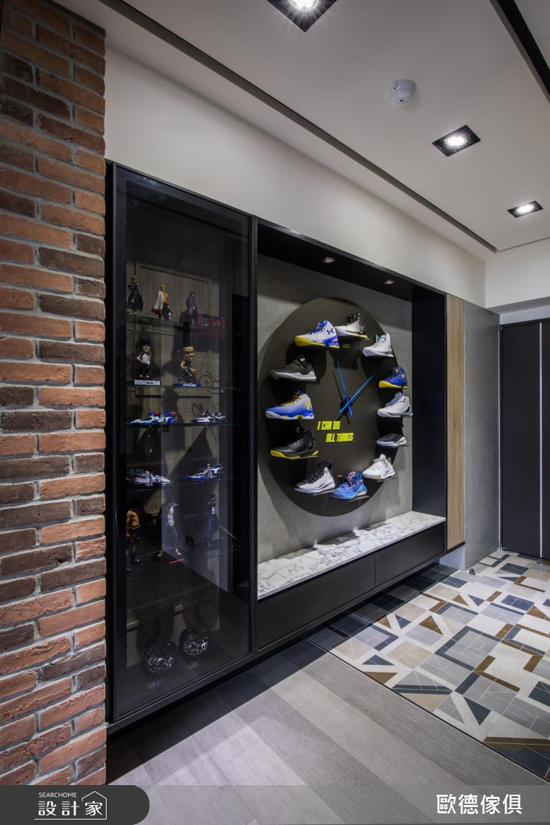 39坪新成屋(5年以下)＿工業風玄關案例圖片＿台灣歐德傢俱股份有限公司＿歐德_78之1
