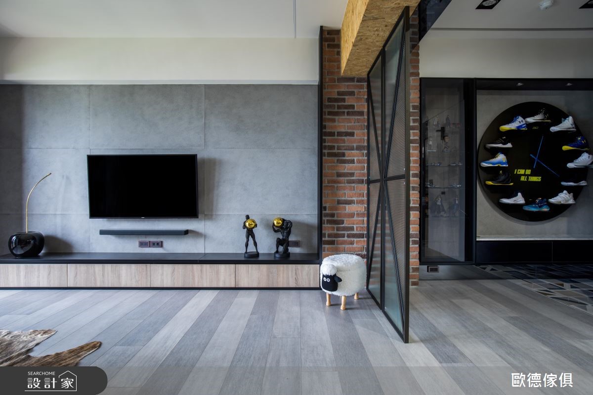 39坪新成屋(5年以下)＿工業風客廳案例圖片＿台灣歐德傢俱股份有限公司＿歐德_78之4