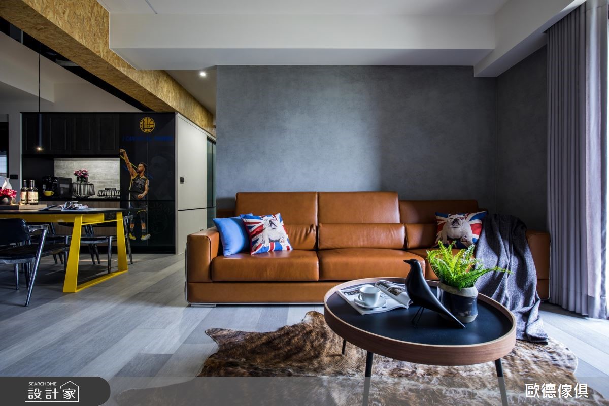 39坪新成屋(5年以下)＿工業風客廳案例圖片＿台灣歐德傢俱股份有限公司＿歐德_78之6