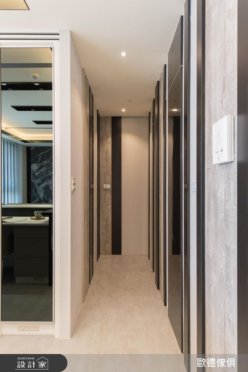 28坪新成屋(5年以下)＿現代風走廊案例圖片＿台灣歐德傢俱股份有限公司＿歐德_79之11
