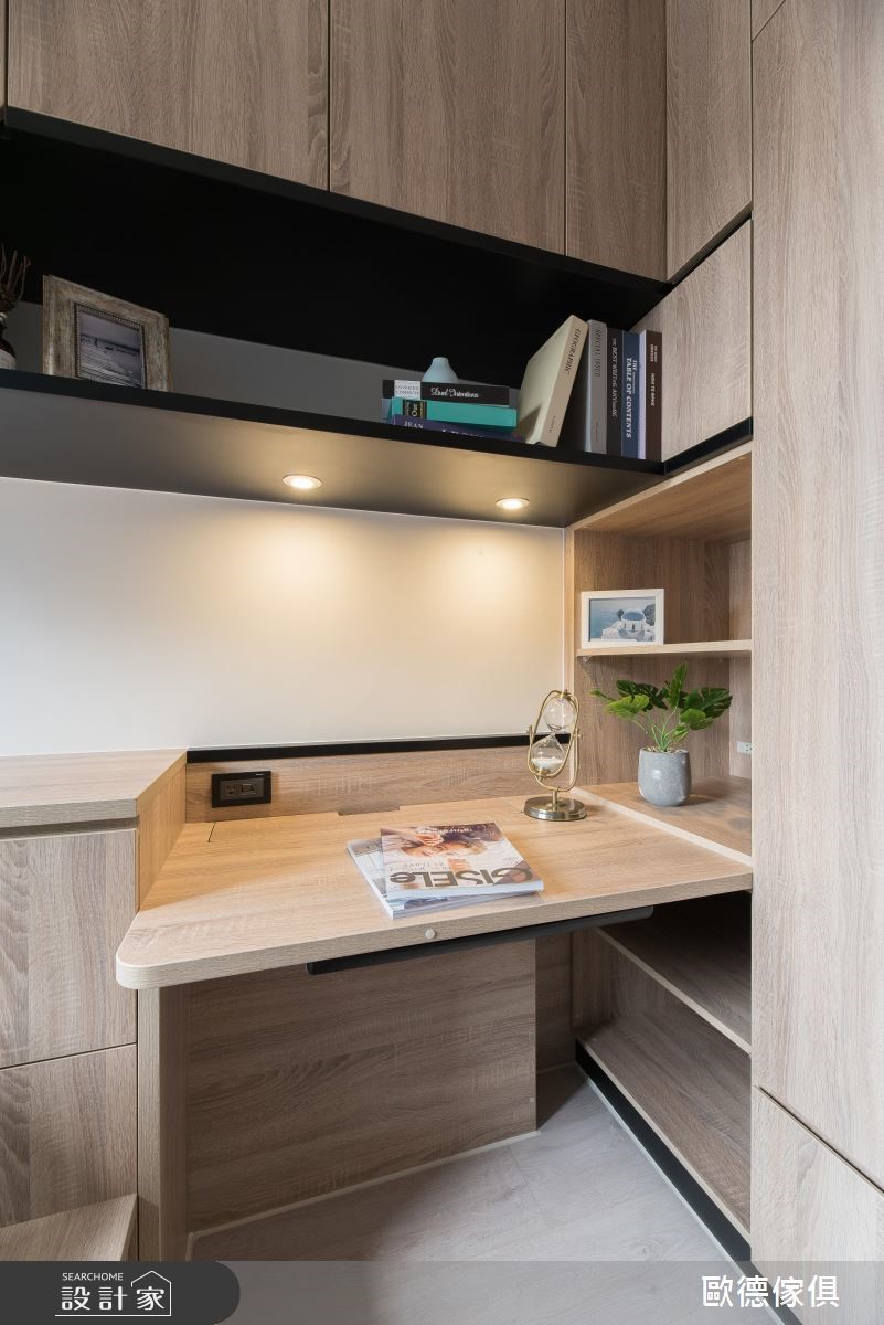 21坪新成屋(5年以下)＿北歐風書房案例圖片＿台灣歐德傢俱股份有限公司＿歐德_80之10