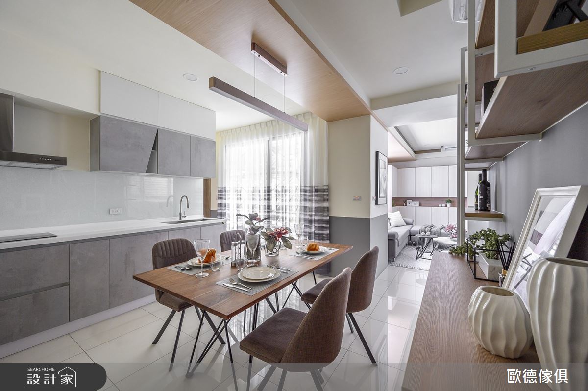 28坪新成屋(5年以下)＿簡約風餐廳案例圖片＿台灣歐德傢俱股份有限公司＿歐德_84之6