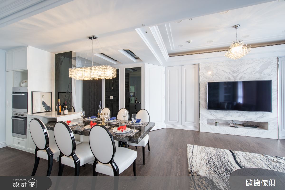 32坪新成屋(5年以下)＿混搭風餐廳案例圖片＿台灣歐德傢俱股份有限公司＿歐德_86之4