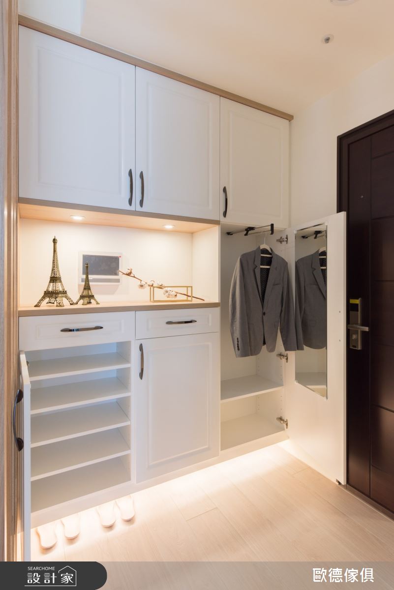 26坪新成屋(5年以下)＿北歐風玄關案例圖片＿台灣歐德傢俱股份有限公司＿歐德_89之1
