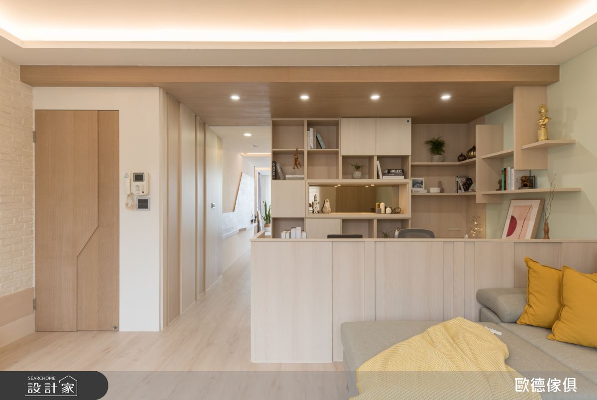 30坪老屋(16~30年)＿北歐風客廳書房案例圖片＿台灣歐德傢俱股份有限公司＿歐德_93之10