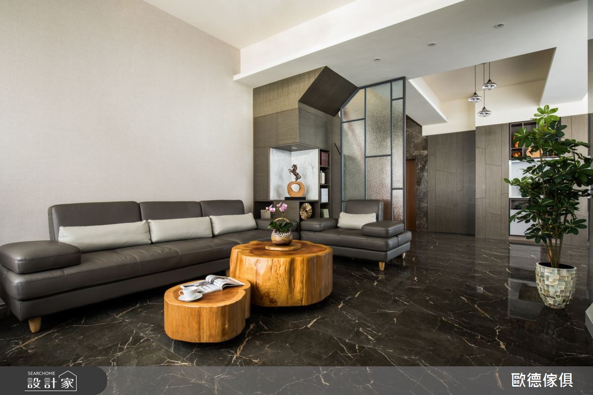 80坪新成屋(5年以下)＿混搭風客廳案例圖片＿台灣歐德傢俱股份有限公司＿歐德_99之1