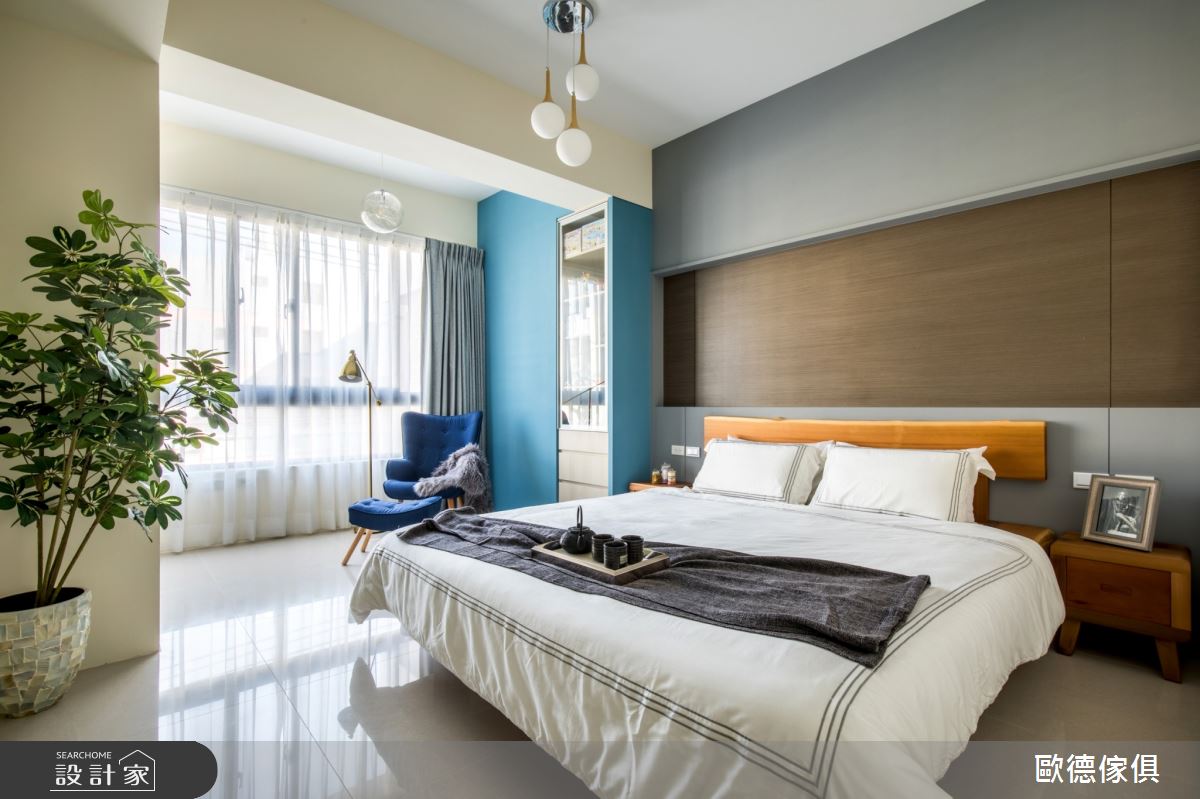 80坪新成屋(5年以下)＿混搭風臥室案例圖片＿台灣歐德傢俱股份有限公司＿歐德_99之11