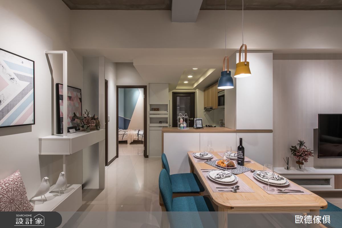 19坪新成屋(5年以下)＿北歐風餐廳案例圖片＿台灣歐德傢俱股份有限公司＿歐德_100之7