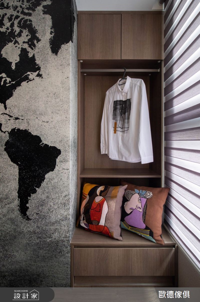 20坪新成屋(5年以下)＿現代風更衣間案例圖片＿台灣歐德傢俱股份有限公司＿歐德_104之22