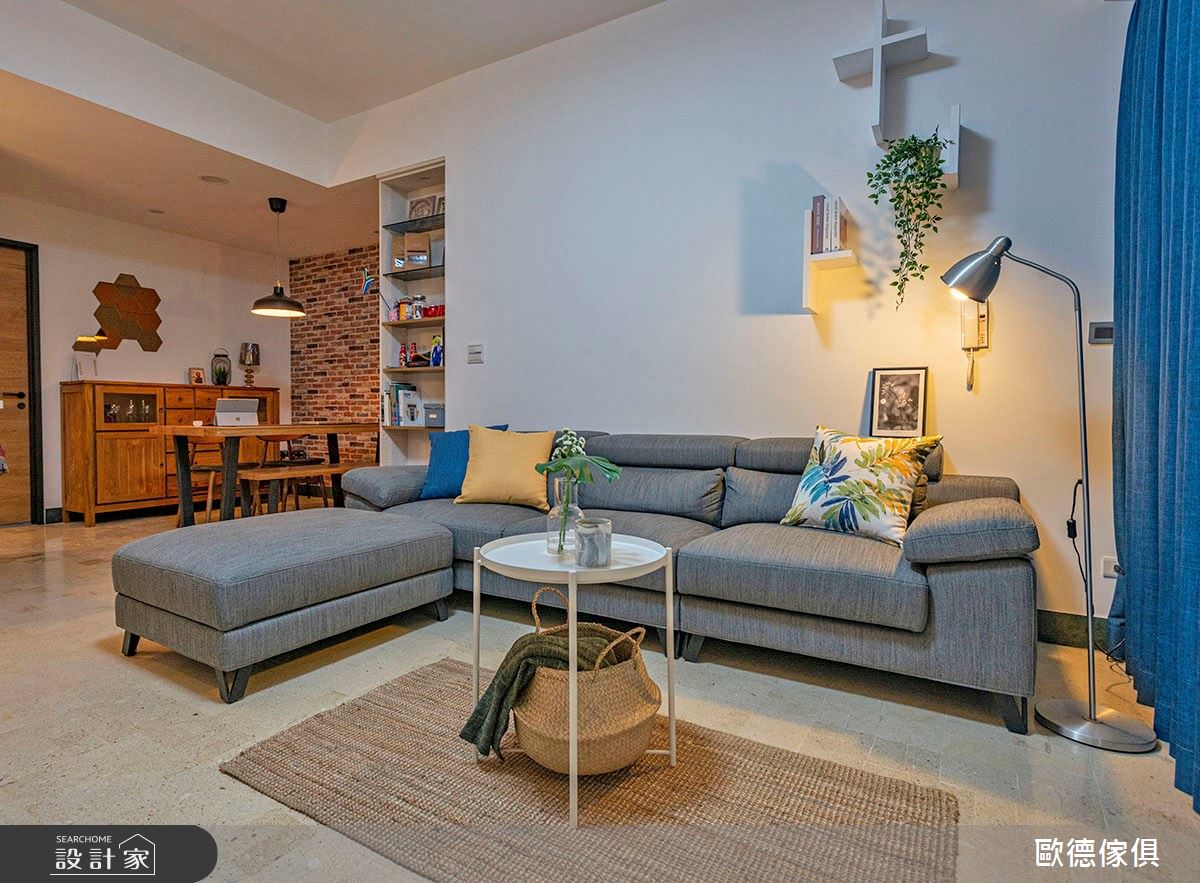 35坪老屋(31~40年)＿鄉村風客廳案例圖片＿台灣歐德傢俱股份有限公司＿歐德_105之4
