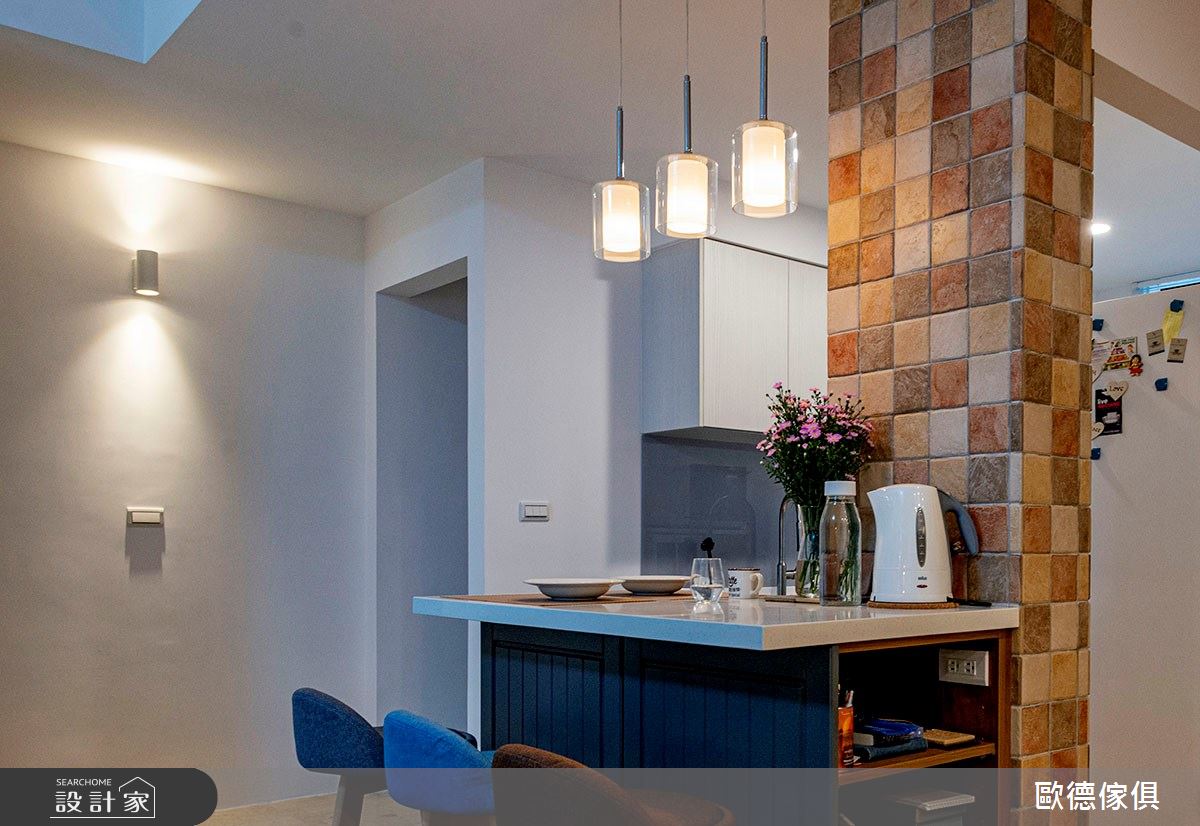 35坪老屋(31~40年)＿鄉村風吧檯案例圖片＿台灣歐德傢俱股份有限公司＿歐德_105之6