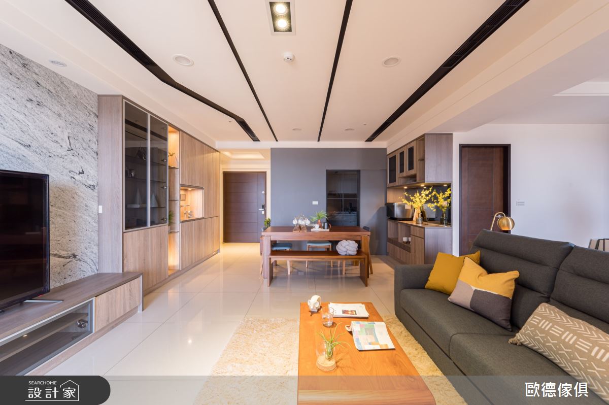 60坪新成屋(5年以下)＿現代風客廳案例圖片＿台灣歐德傢俱股份有限公司＿歐德_106之7