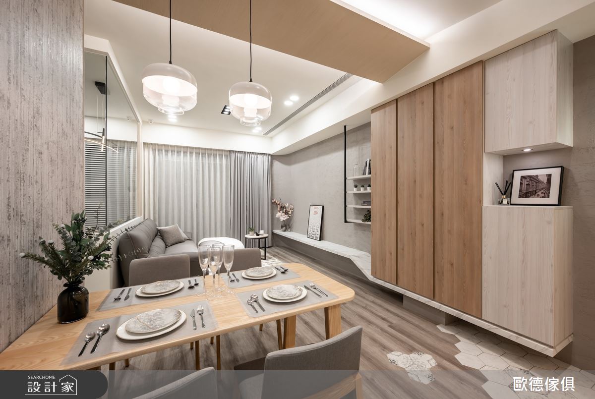 25坪新成屋(5年以下)＿混搭風餐廳案例圖片＿台灣歐德傢俱股份有限公司＿歐德_107之2