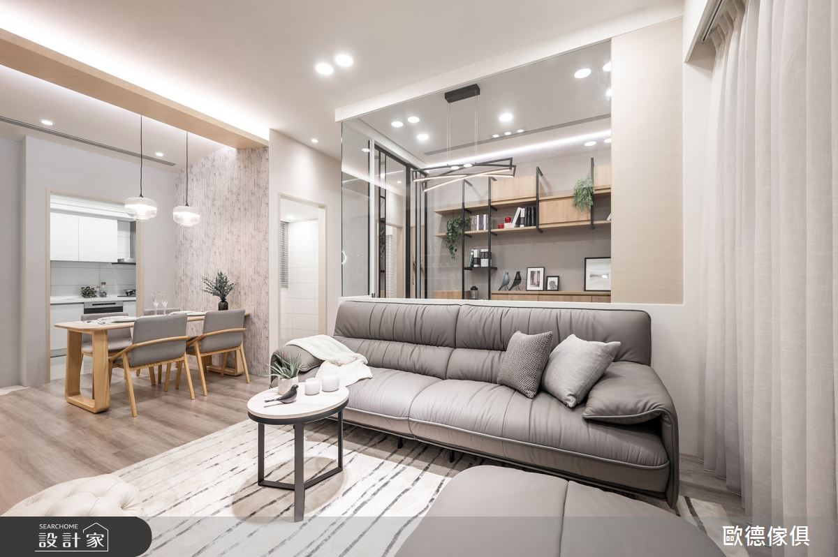 25坪新成屋(5年以下)＿混搭風客廳案例圖片＿台灣歐德傢俱股份有限公司＿歐德_107之8