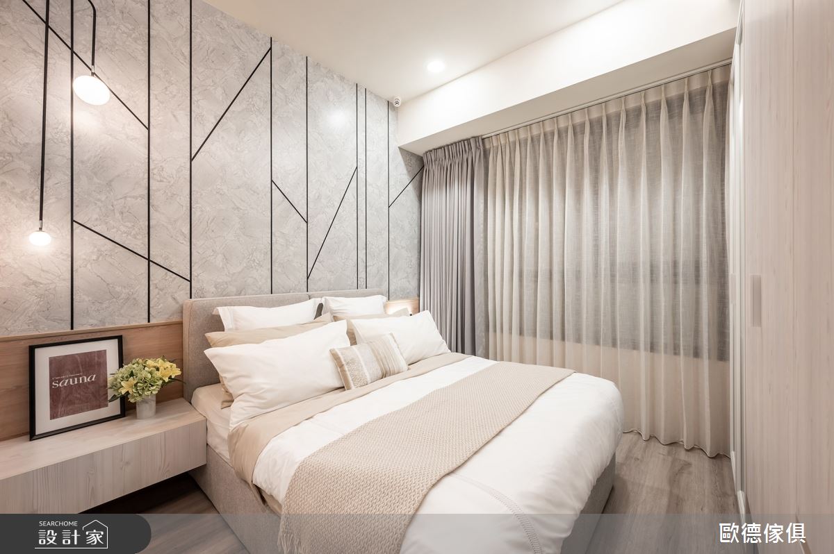 25坪新成屋(5年以下)＿混搭風臥室案例圖片＿台灣歐德傢俱股份有限公司＿歐德_107之12