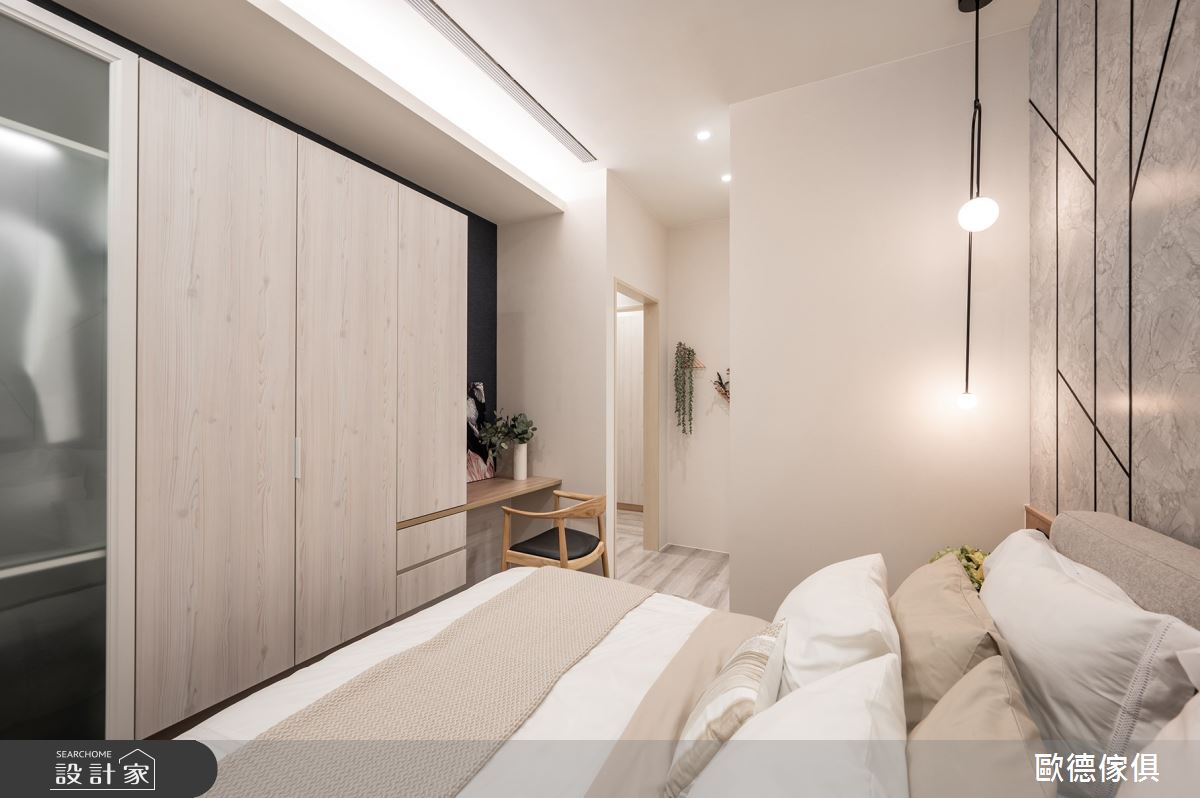 25坪新成屋(5年以下)＿混搭風臥室案例圖片＿台灣歐德傢俱股份有限公司＿歐德_107之14