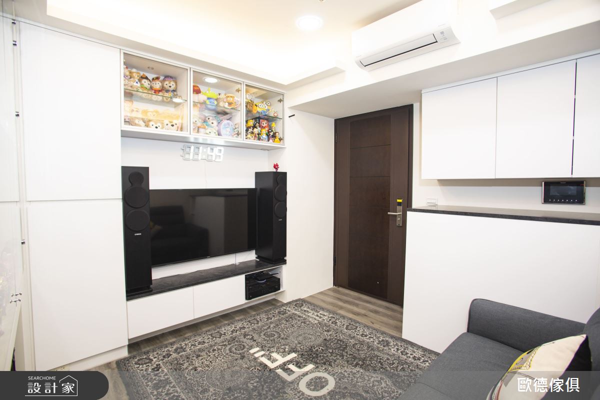 14坪預售屋＿北歐風玄關客廳案例圖片＿台灣歐德傢俱股份有限公司＿歐德_108之1