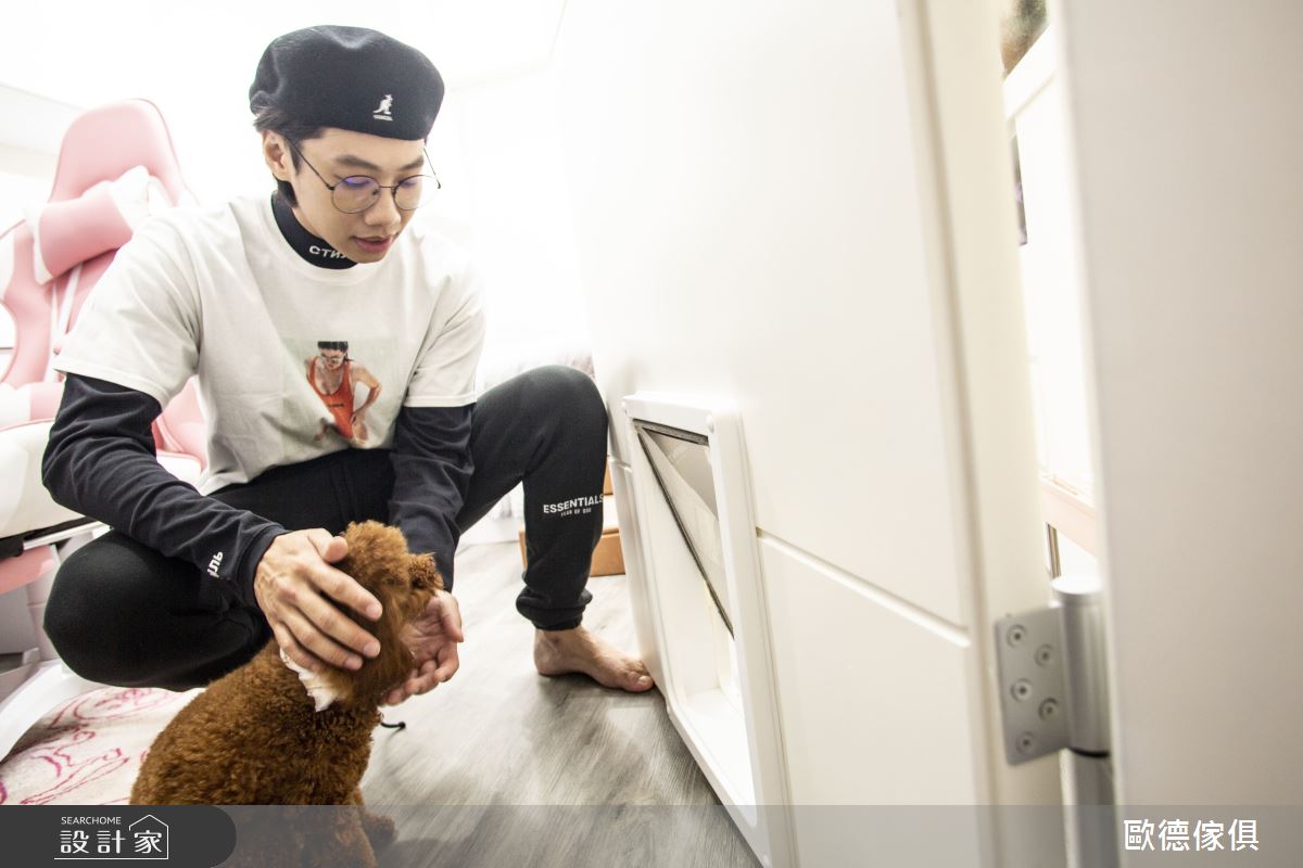 14坪預售屋＿北歐風臥室寵物案例圖片＿台灣歐德傢俱股份有限公司＿歐德_108之25