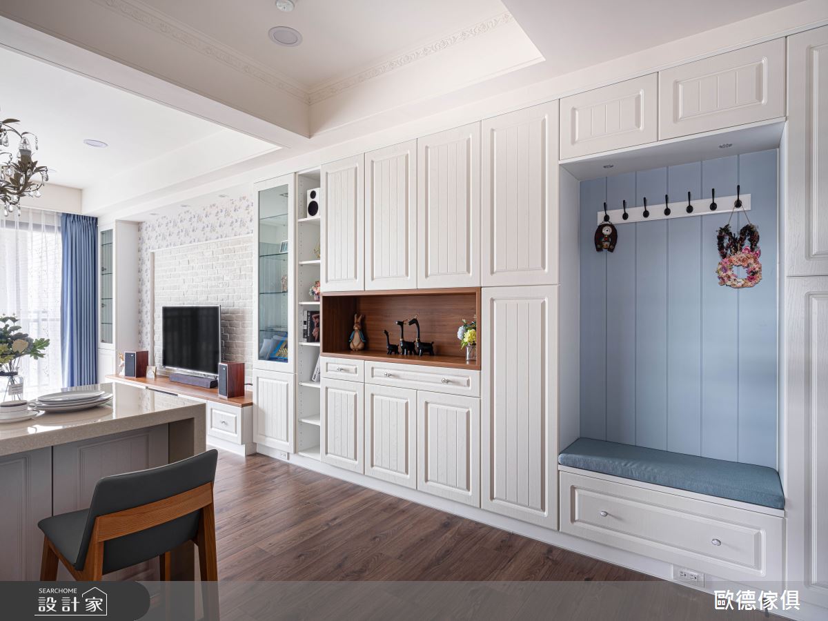 30坪新成屋(5年以下)＿鄉村風玄關案例圖片＿台灣歐德傢俱股份有限公司＿歐德_111之3