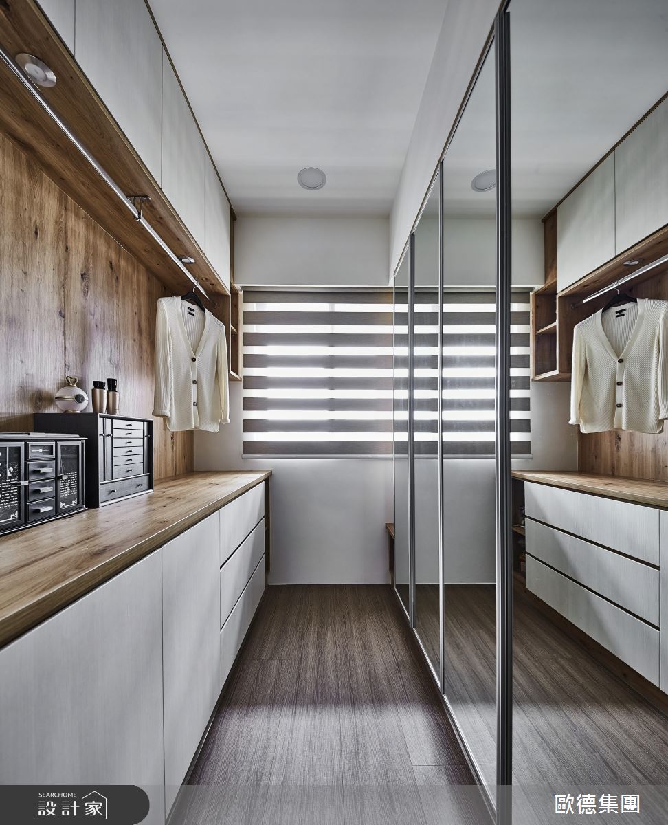 15坪新成屋(5年以下)＿現代風更衣間案例圖片＿台灣歐德傢俱股份有限公司＿歐德_112之16