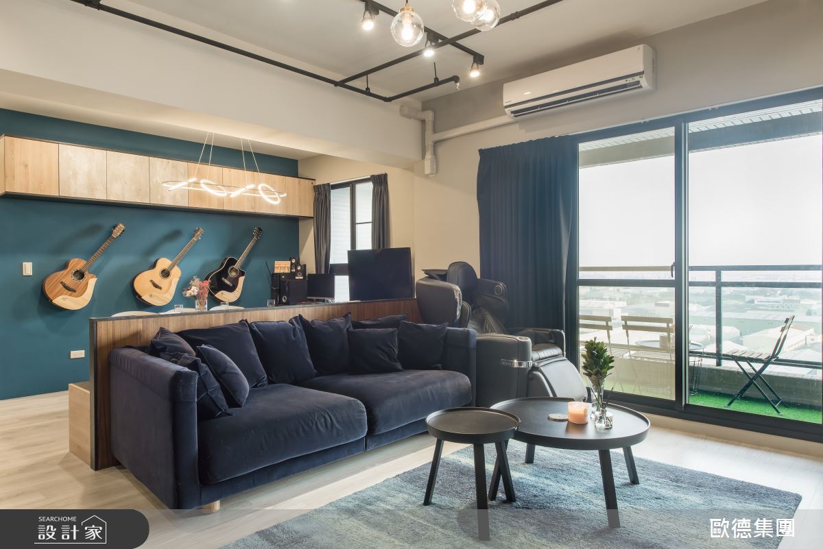 26坪新成屋(5年以下)＿工業風客廳案例圖片＿台灣歐德傢俱股份有限公司＿歐德_113之6