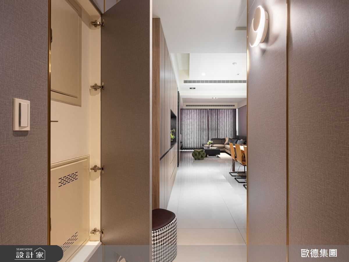 40坪新成屋(5年以下)＿混搭風玄關案例圖片＿台灣歐德傢俱股份有限公司＿歐德_114之3