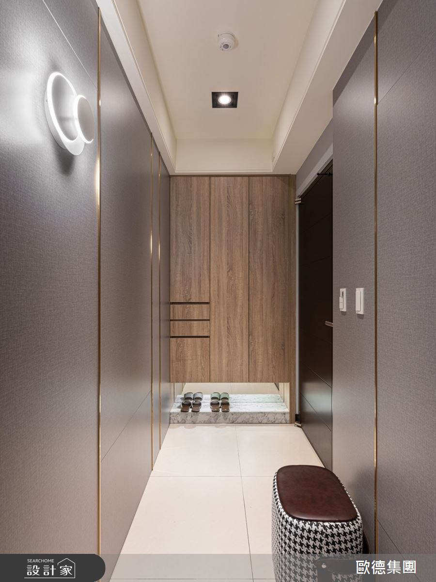 40坪新成屋(5年以下)＿混搭風玄關案例圖片＿台灣歐德傢俱股份有限公司＿歐德_114之1