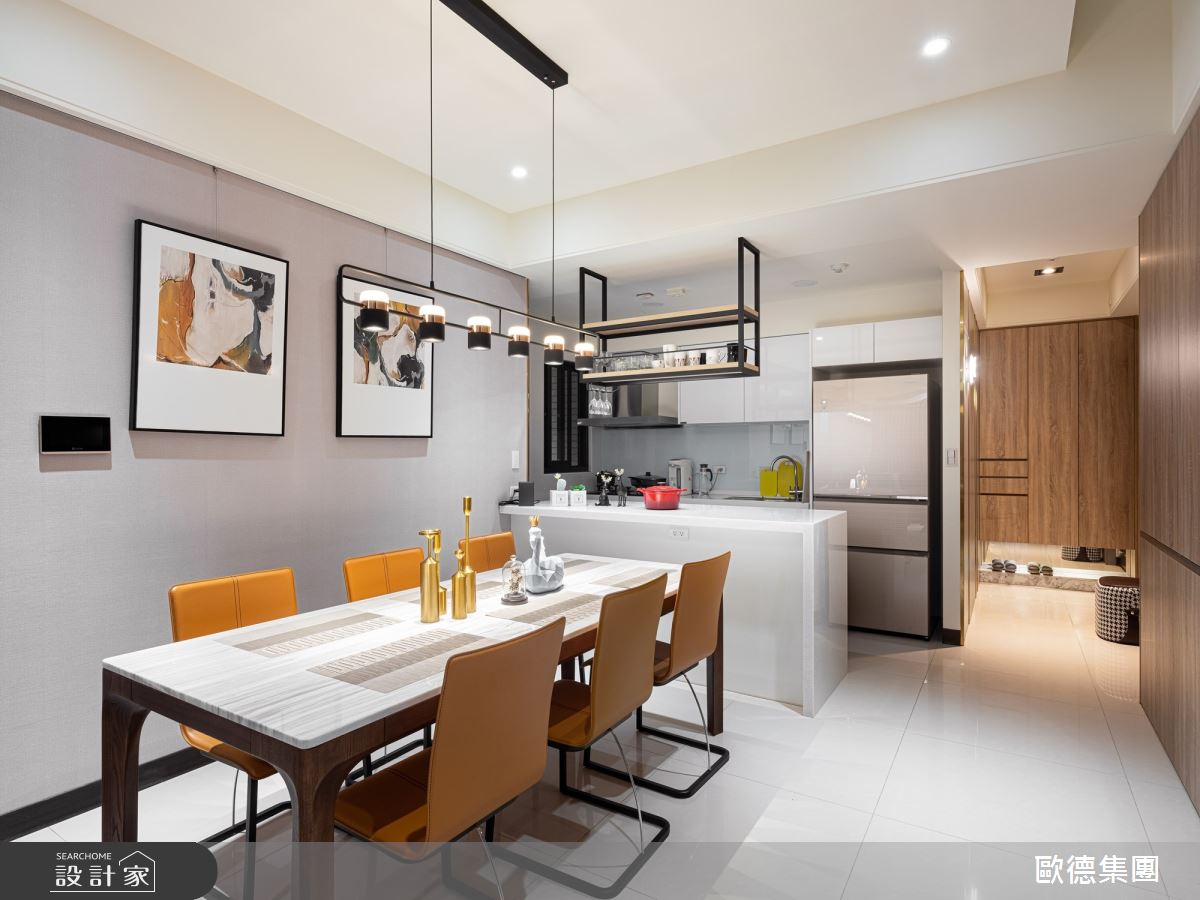 40坪新成屋(5年以下)＿混搭風餐廳案例圖片＿台灣歐德傢俱股份有限公司＿歐德_114之5