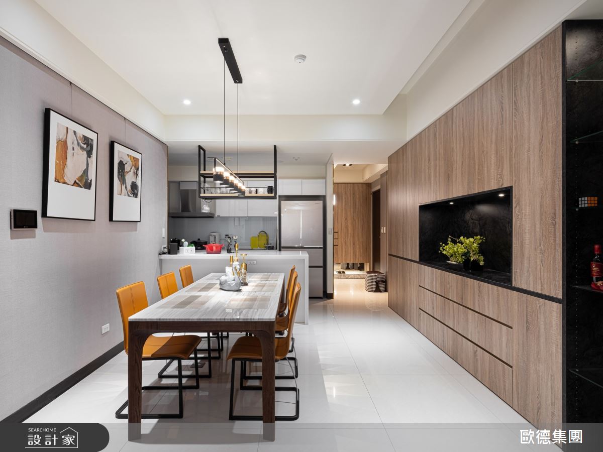 40坪新成屋(5年以下)＿混搭風餐廳案例圖片＿台灣歐德傢俱股份有限公司＿歐德_114之6
