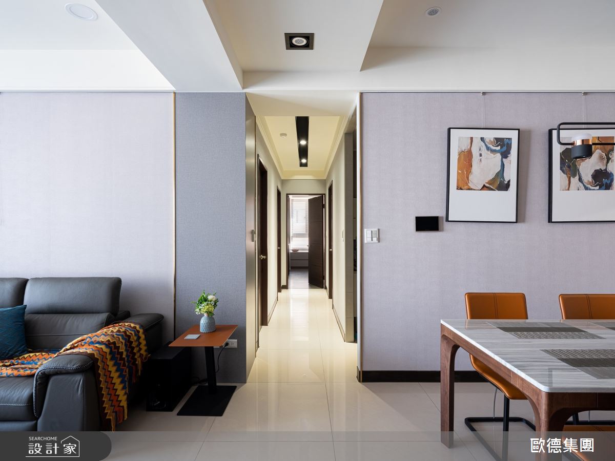 40坪新成屋(5年以下)＿混搭風走廊案例圖片＿台灣歐德傢俱股份有限公司＿歐德_114之10