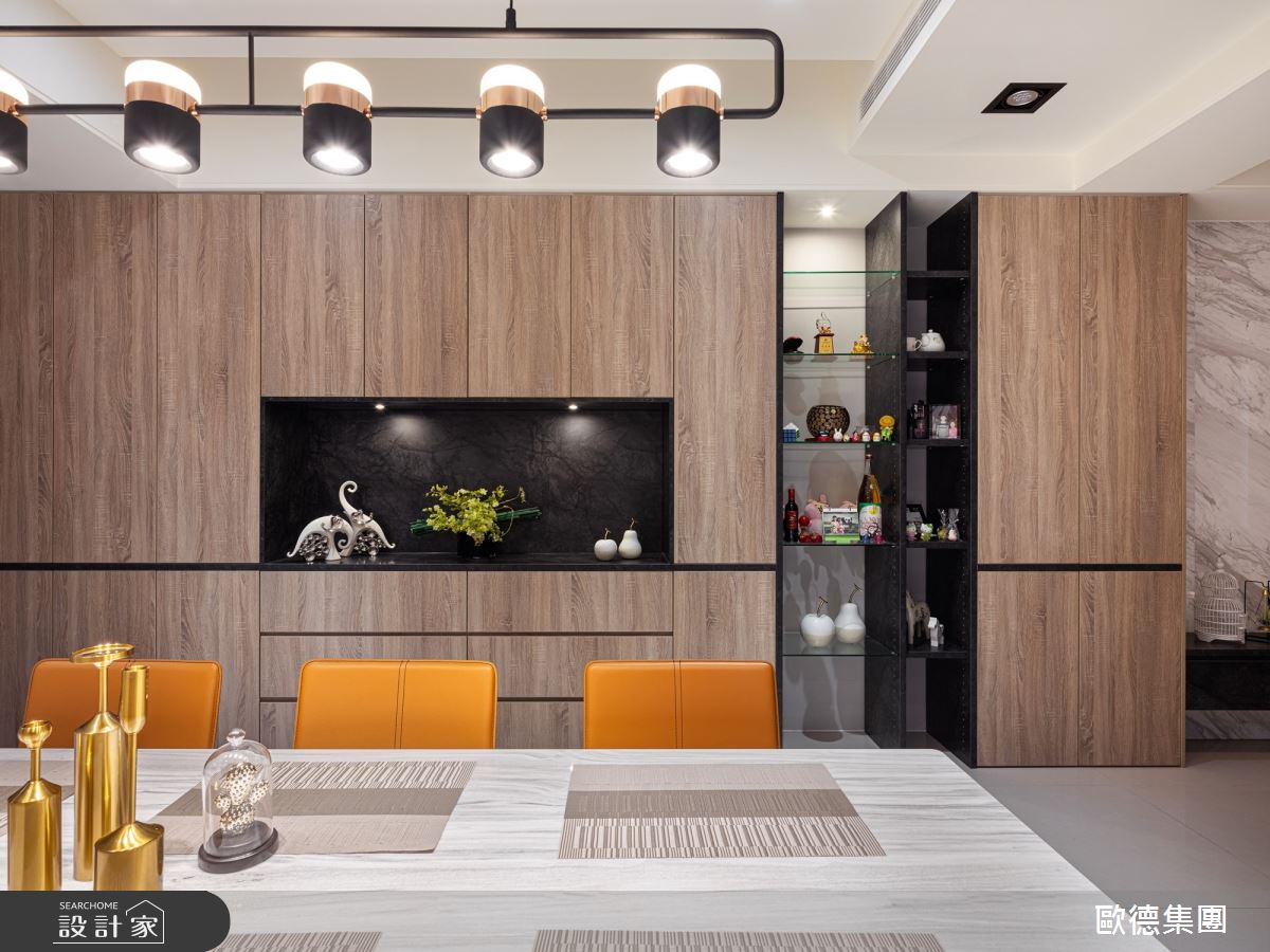 40坪新成屋(5年以下)＿混搭風餐廳案例圖片＿台灣歐德傢俱股份有限公司＿歐德_114之9