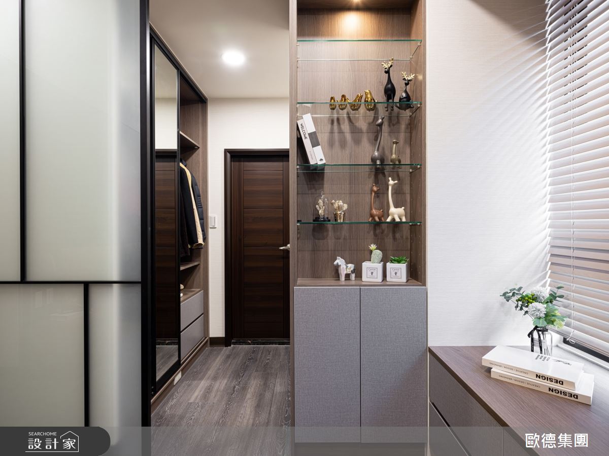 40坪新成屋(5年以下)＿混搭風更衣間案例圖片＿台灣歐德傢俱股份有限公司＿歐德_114之28