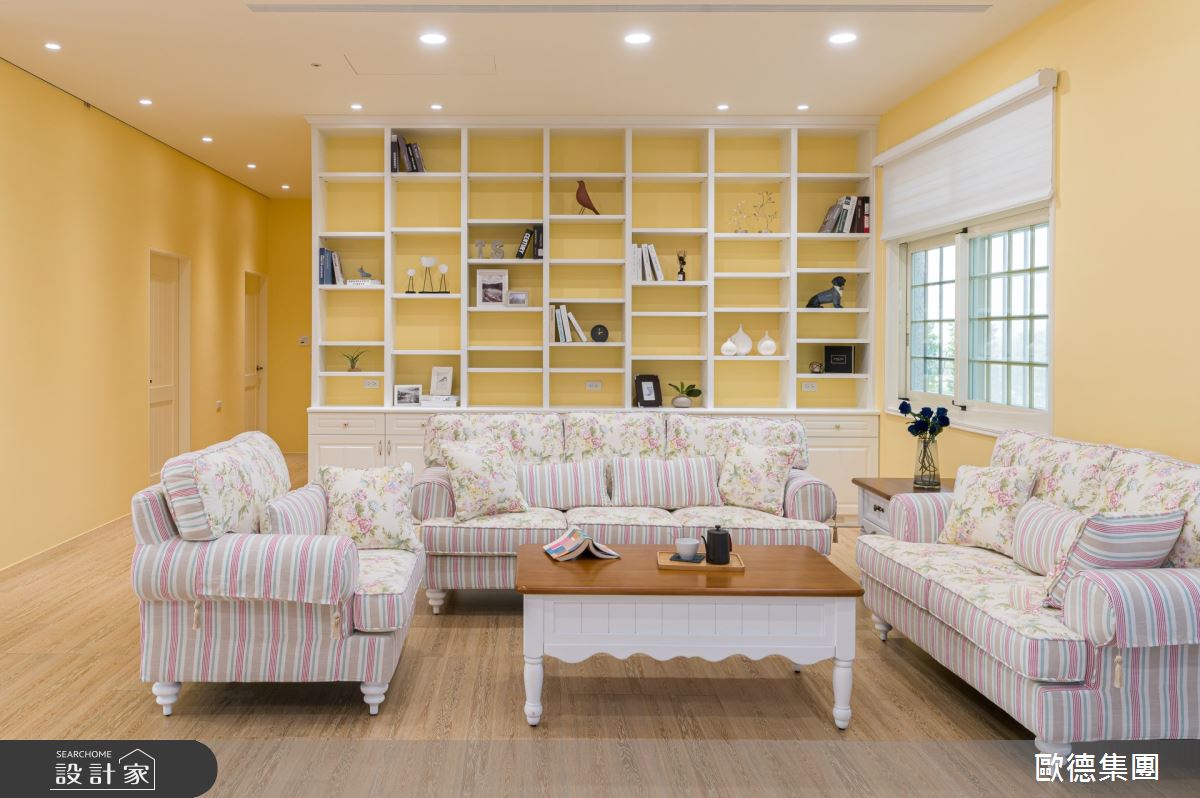 61坪新成屋(5年以下)＿鄉村風客廳案例圖片＿台灣歐德傢俱股份有限公司＿歐德_115之12