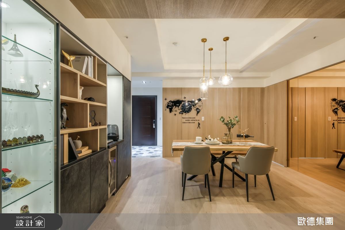 35坪新成屋(5年以下)＿現代風餐廳案例圖片＿台灣歐德傢俱股份有限公司＿歐德_116之4