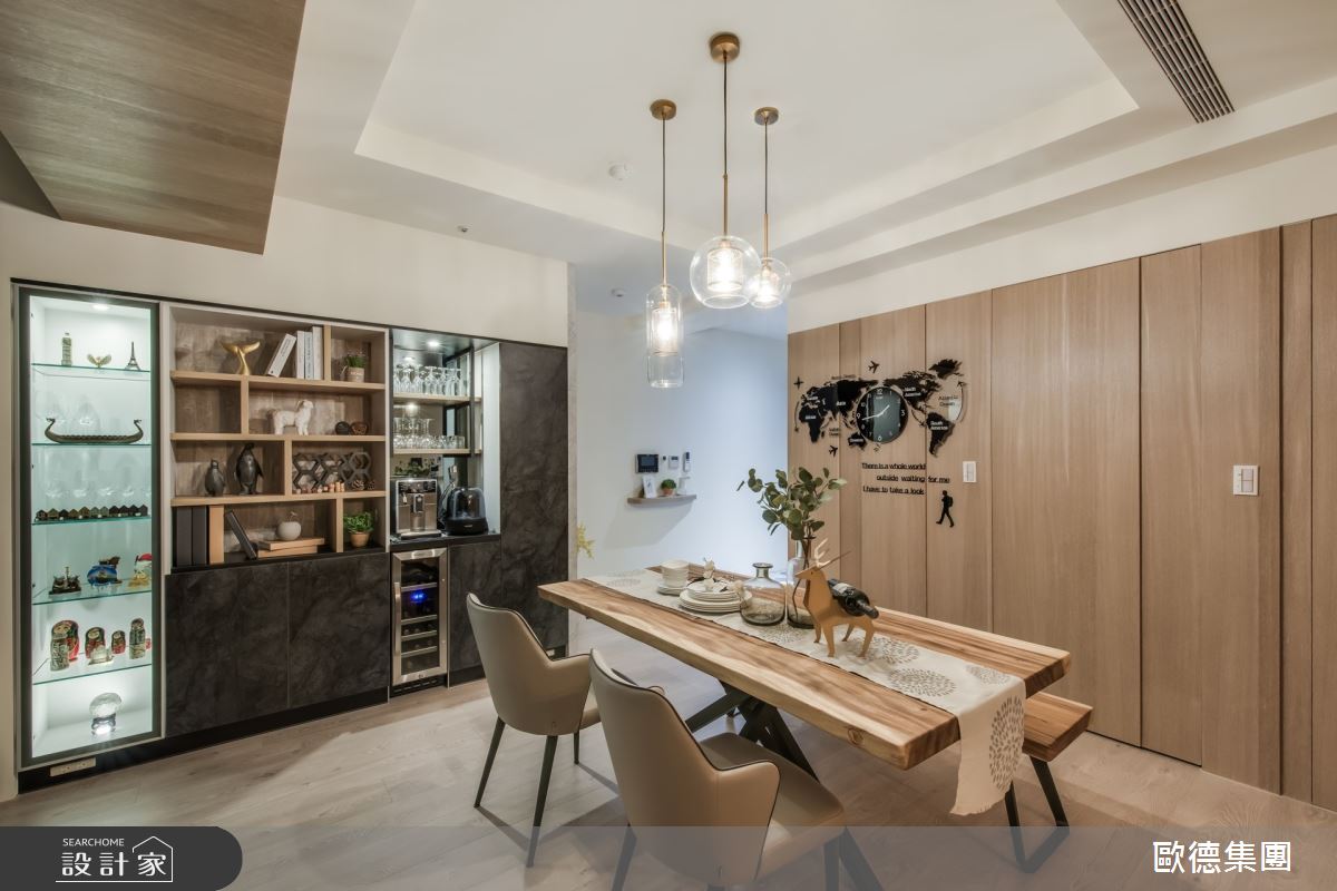 35坪新成屋(5年以下)＿現代風餐廳案例圖片＿台灣歐德傢俱股份有限公司＿歐德_116之6