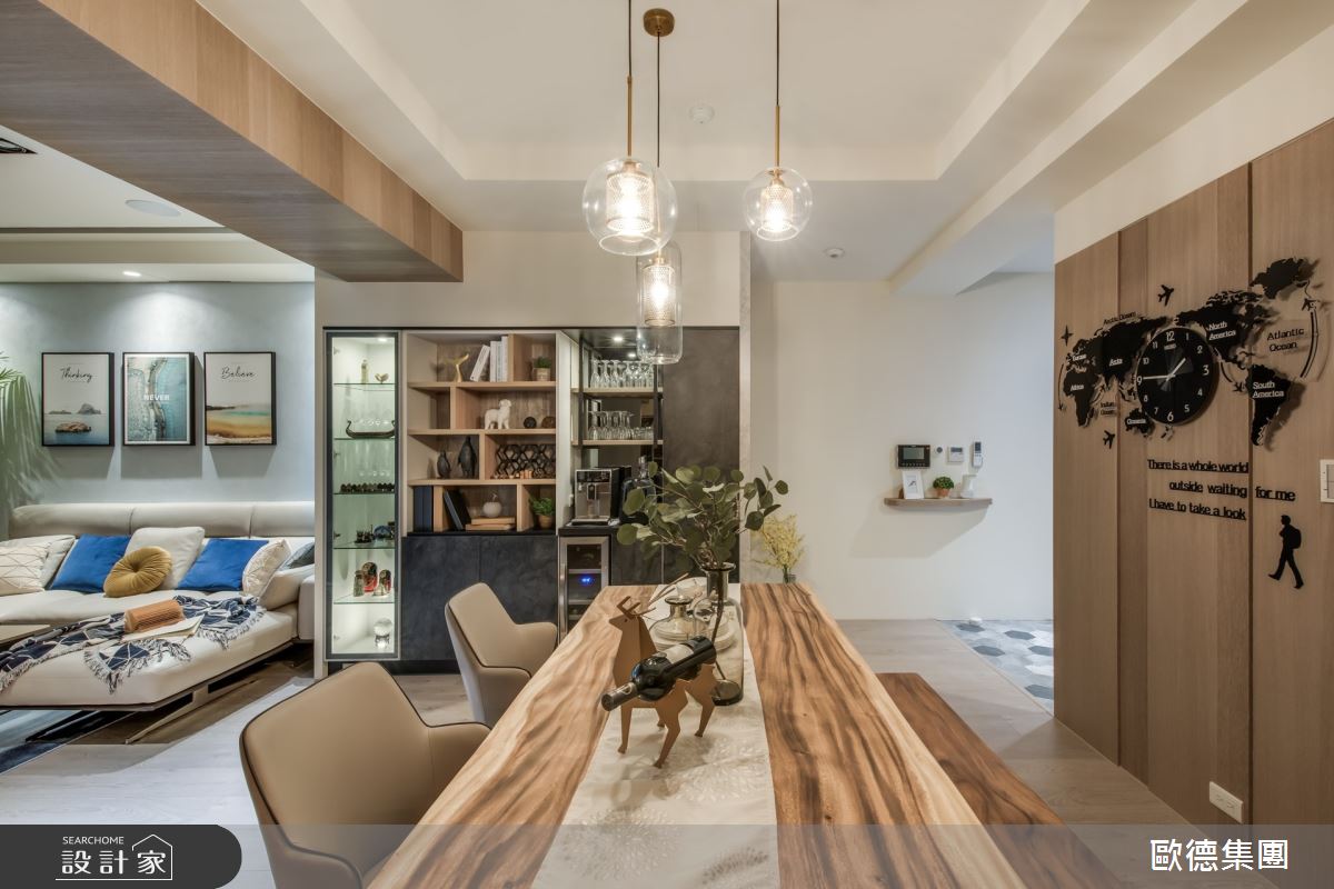 35坪新成屋(5年以下)＿現代風餐廳案例圖片＿台灣歐德傢俱股份有限公司＿歐德_116之7