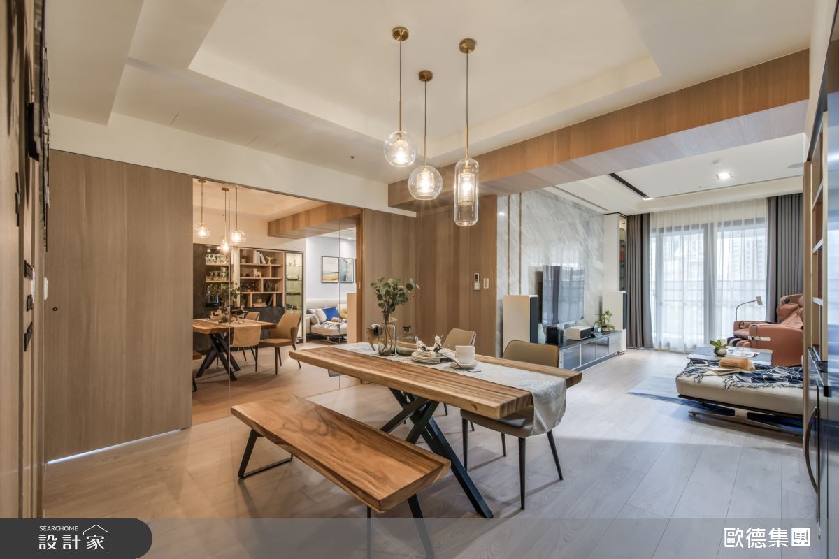 35坪新成屋(5年以下)＿現代風餐廳案例圖片＿台灣歐德傢俱股份有限公司＿歐德_116之11