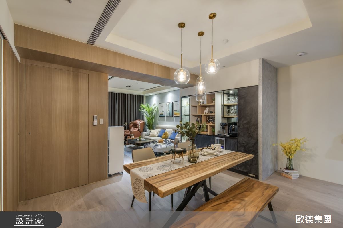 35坪新成屋(5年以下)＿現代風餐廳案例圖片＿台灣歐德傢俱股份有限公司＿歐德_116之9