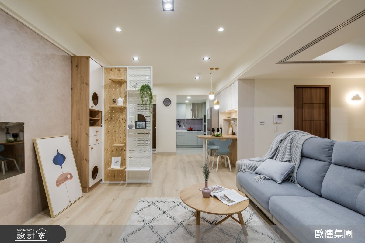 32坪新成屋(5年以下)＿簡約風客廳案例圖片＿台灣歐德傢俱股份有限公司＿歐德_118之11