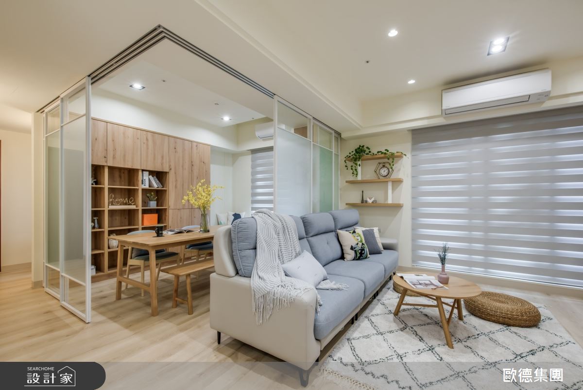32坪新成屋(5年以下)＿簡約風客廳案例圖片＿台灣歐德傢俱股份有限公司＿歐德_118之15