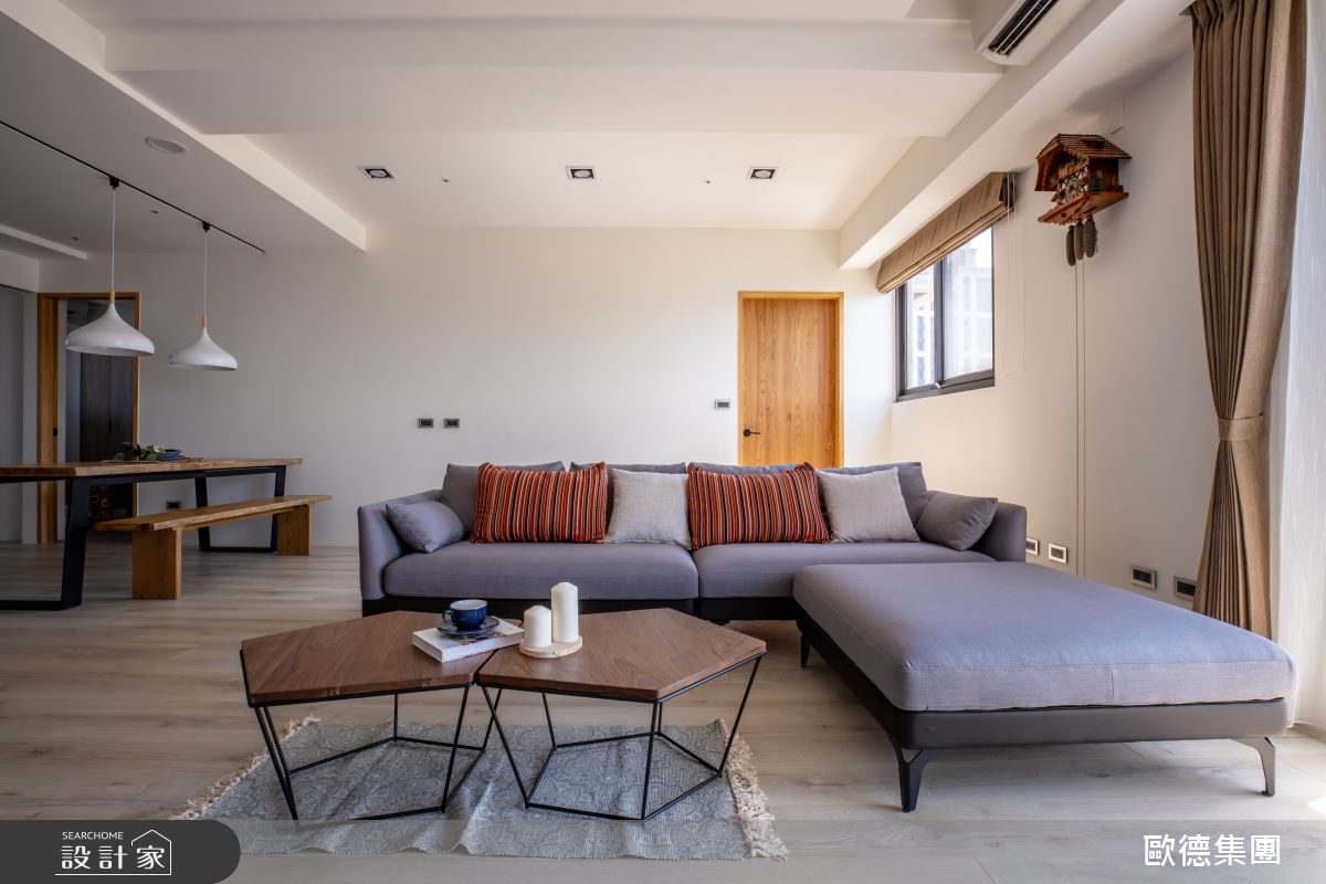 40坪新成屋(5年以下)＿混搭風客廳案例圖片＿台灣歐德傢俱股份有限公司＿歐德_119之4